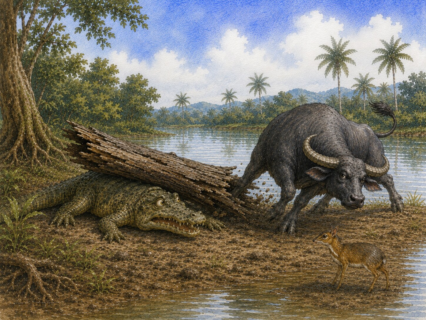 Illustration for Buaya terperangkap semula — Bab 3