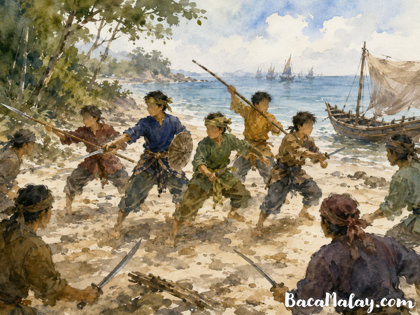 Illustration for Bab 1 — Hang Tuah dan Sahabat-Sahabatnya